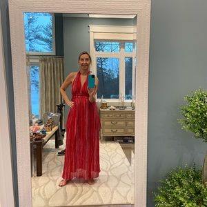 Club Monaco Halter Maxi Dress